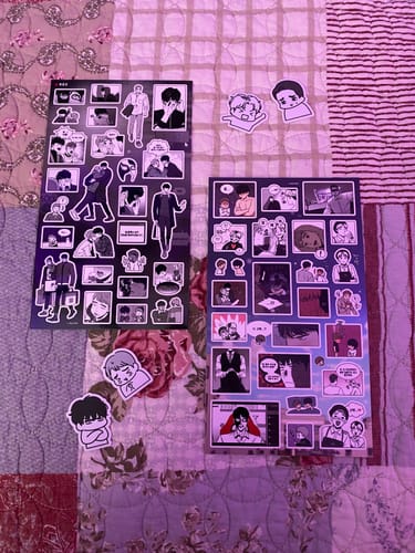 Customer photo review of BJ Alex - Sticker Set