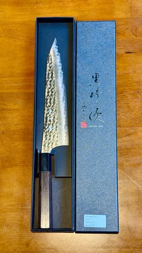 Customer photo review of Yu Kurosaki Senko Gyuto 210 mm