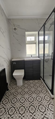 Customer photo review of Brava Back To Wall Toilet & Soft Close Seat