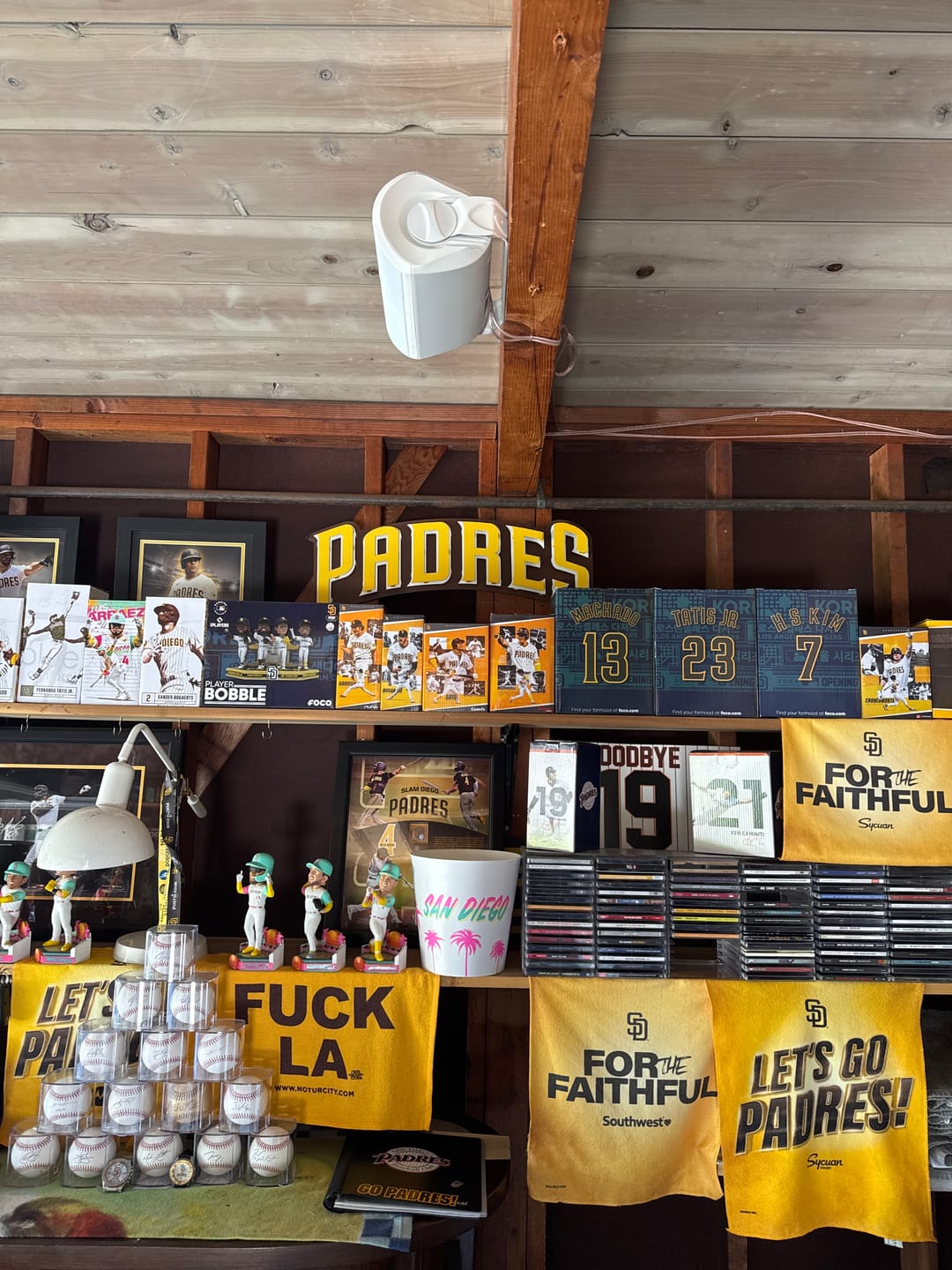Customer photo review of San Diego Padres 3 Layer "PADRES" 3D Vintage Metal Wall Art