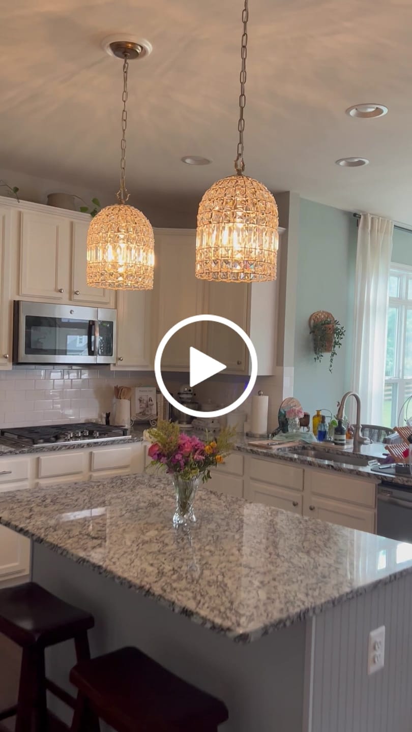 Customer video review of French Antique Brass Crystal Cage Chandelier
