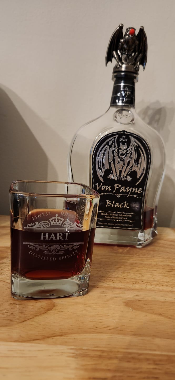 Customer photo review of Von Payne Black Blended Whiskey (2) Bottle Bundle