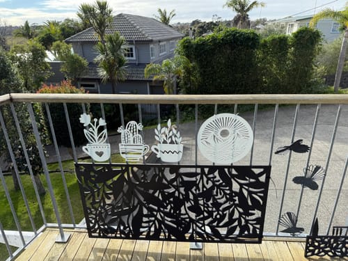 Customer photo review of Floral Mandala Turtle Wall Décor