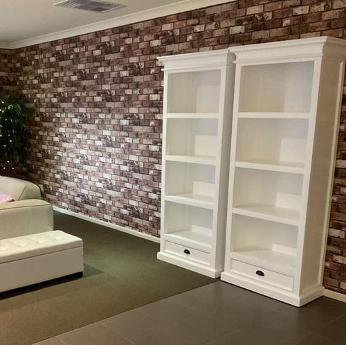 Customer photo review of Halifax Medium Bookcase - White
