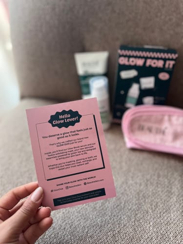 Customer photo review of GLOW DUO BOX + Cadeau OFFERT