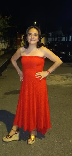 Customer photo review of Vestido - 722840 - ROJ