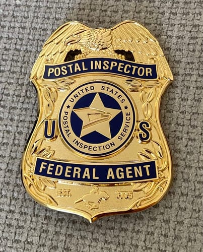 Customer photo review of USPIS U.S. Postal Inspection Service Federal Agent Postal Inspector Badge