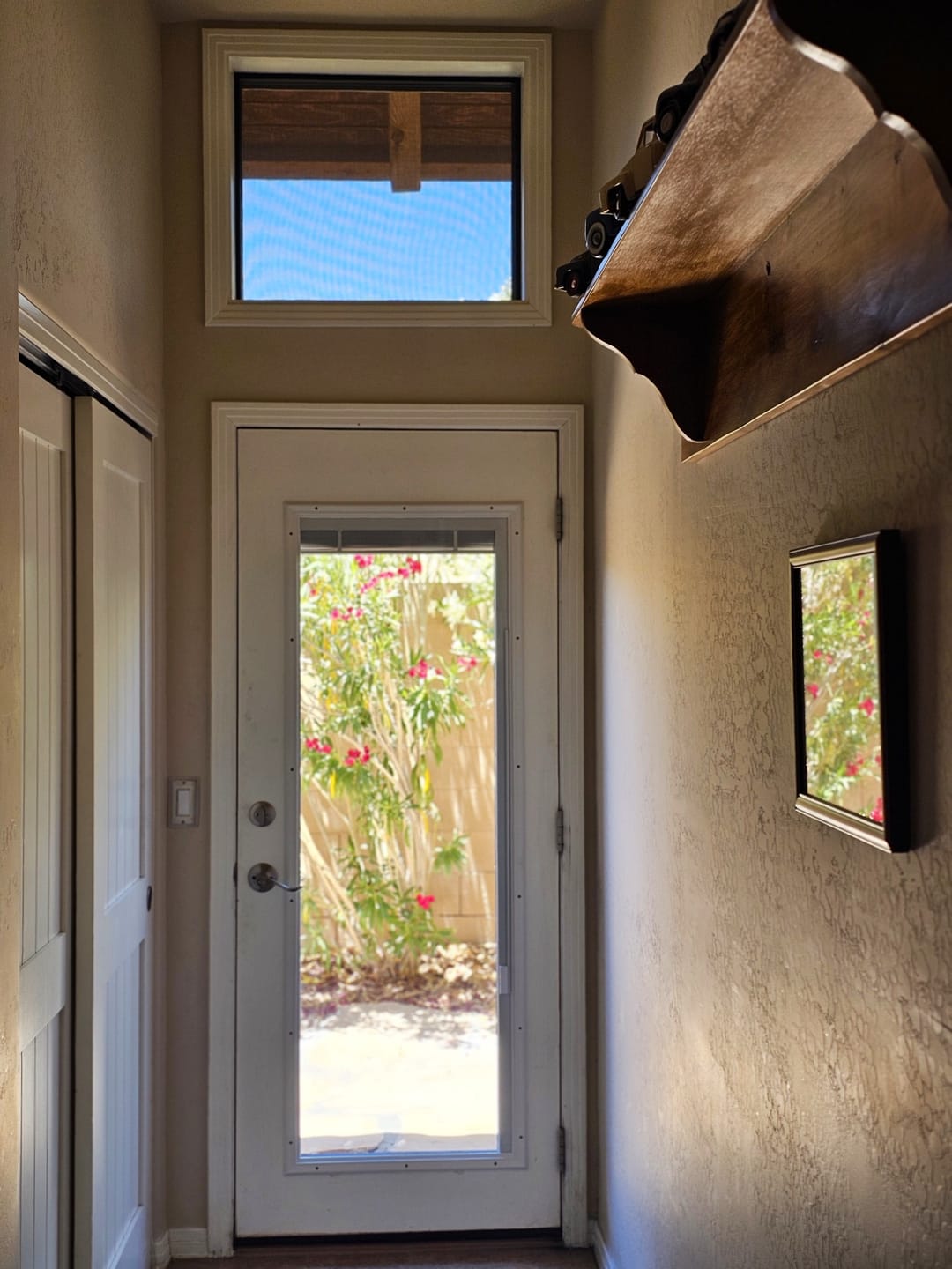 Customer photo review of Blink Enclosed Blinds Low-E Glass - 24" x 66" Frame Kit