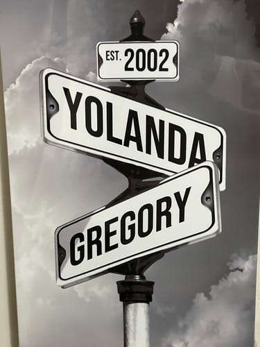 Customer photo review of COUPLES DATE OF LOVE by Cstm Canvas