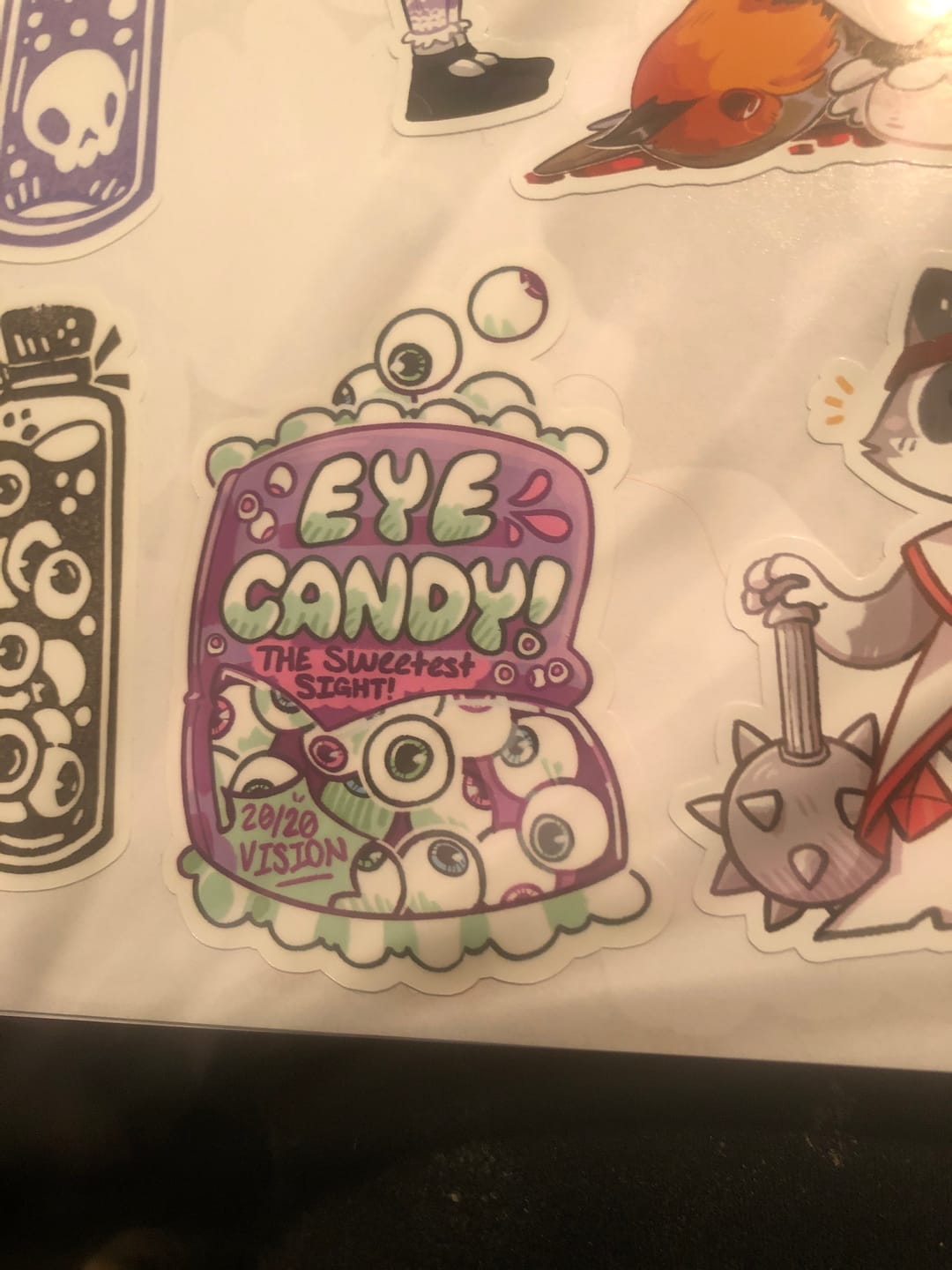 Customer photo review of Gore Candy Stickers