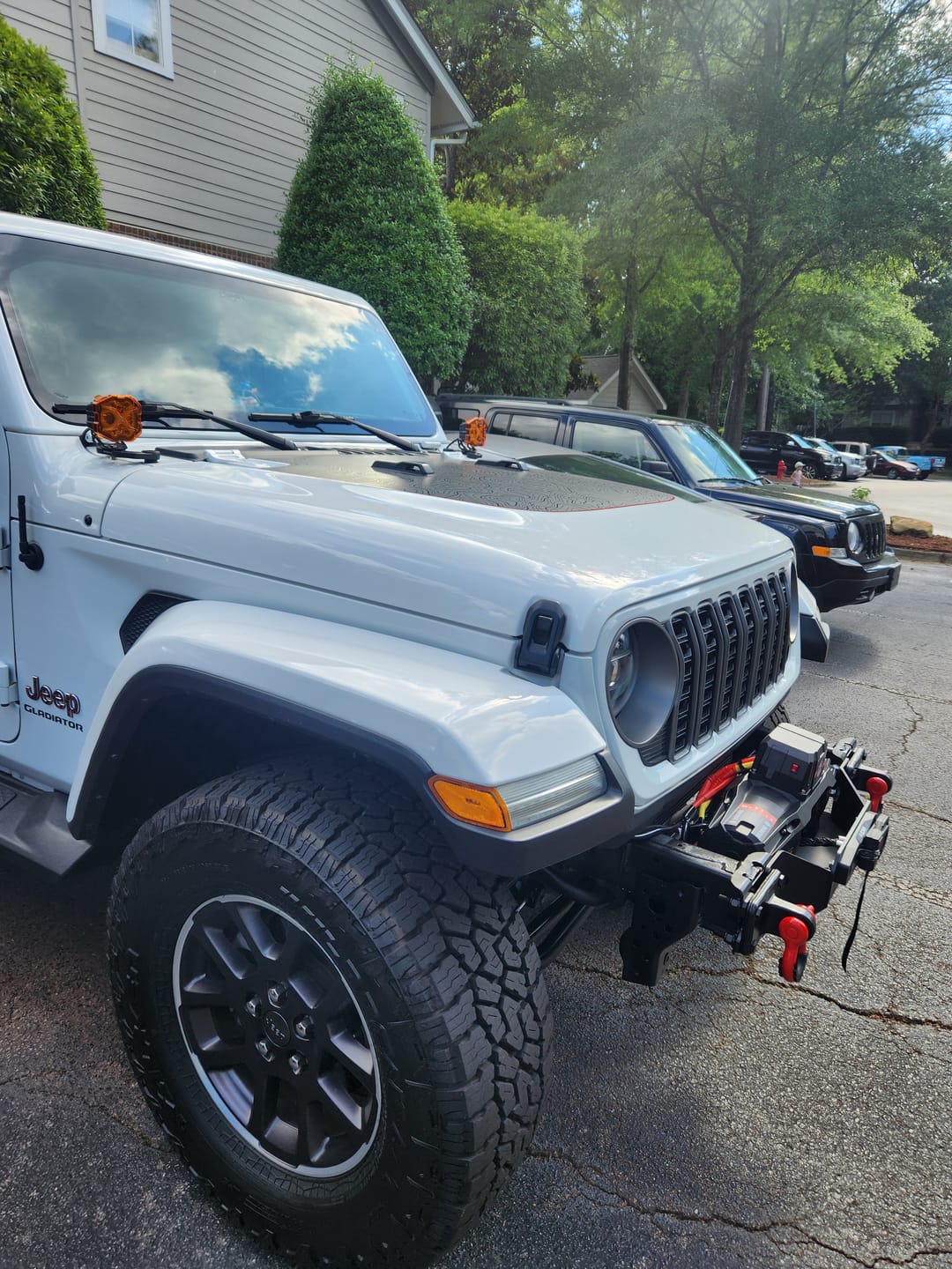 Customer photo review of Black Topo Hood Graphic | fits Wrangler JL and Gladiator JT