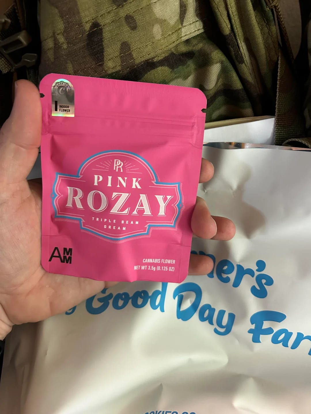 Customer photo review of 1g THC-A Pink Rozay Hybrid