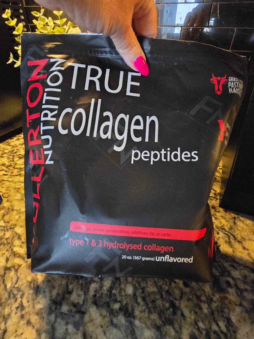 Customer photo review of True Collagen Protein
