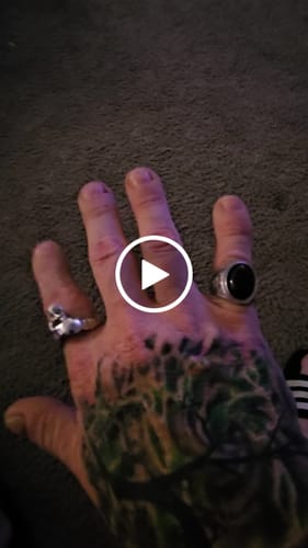Customer video review of Saint Michael Onyx Ring