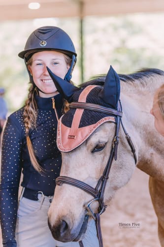 Customer photo review of CELINE - EAR BONNET | ROSE GOLD