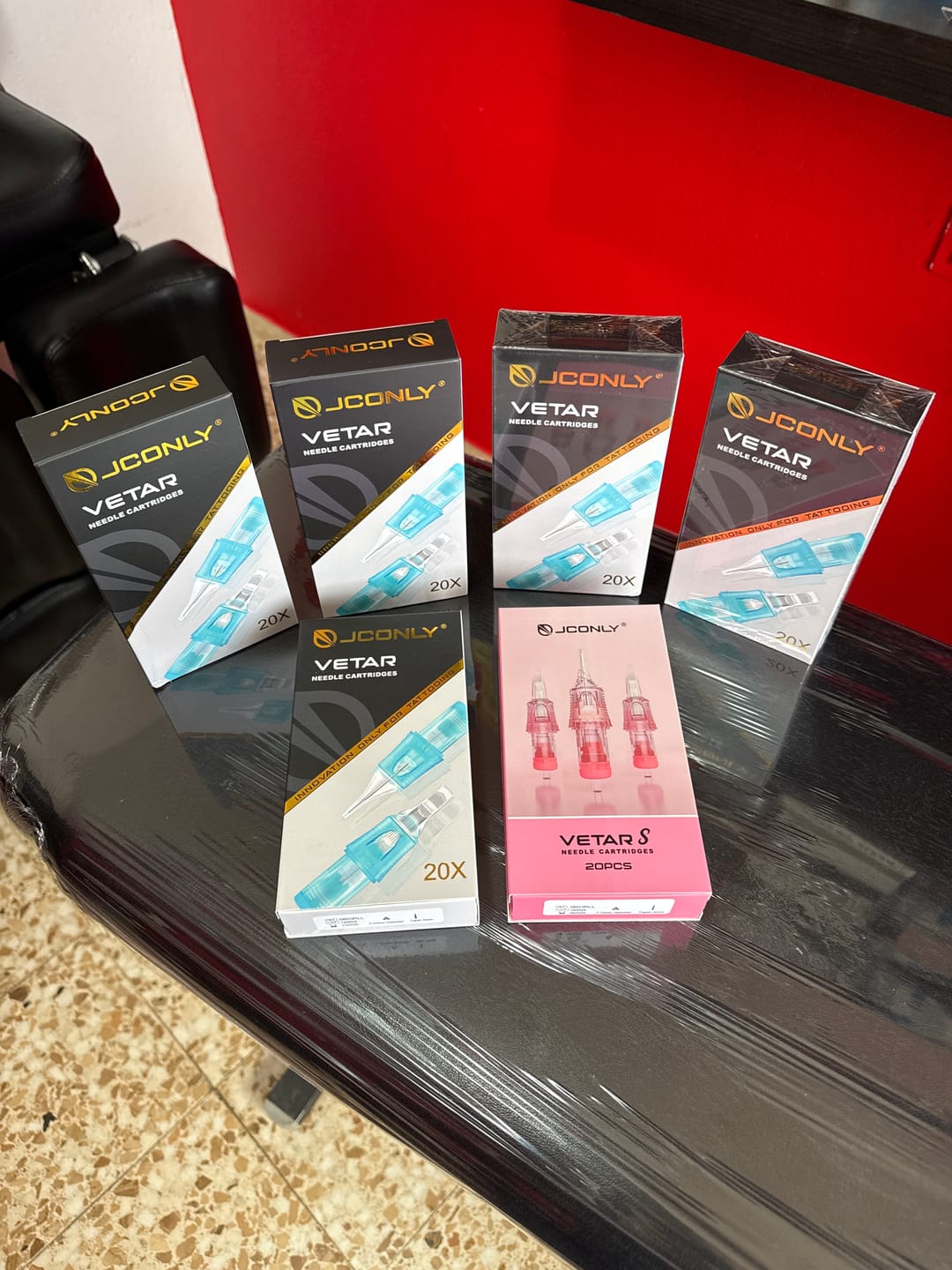 Customer photo review of JCONLY VETAR Tattoo Cartridge Needles Round Liner