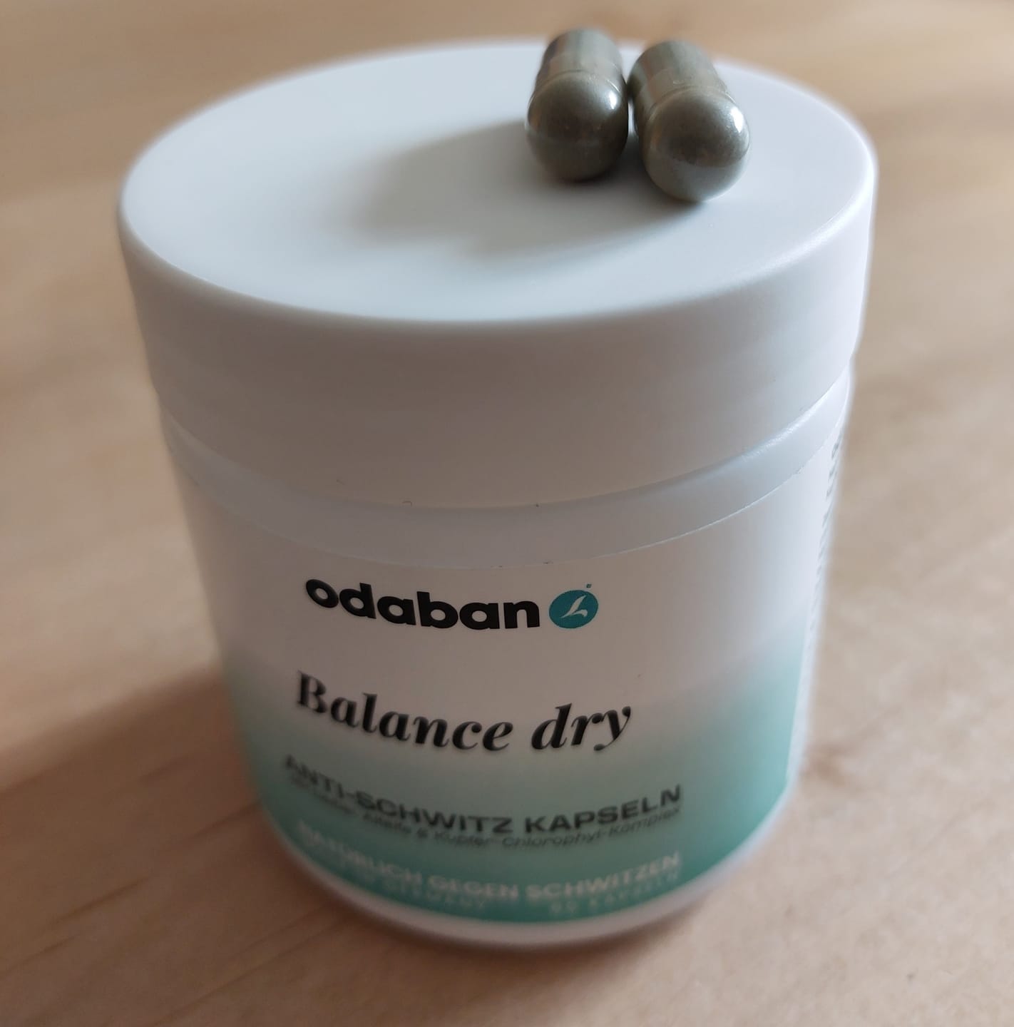 Customer photo review of odaban® Balance dry - Anti-Schwitz Kapseln I Abo