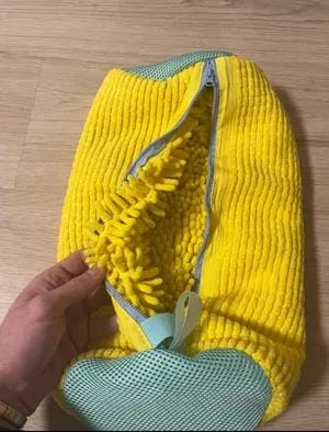Customer photo review of Sac de Lavage Chaussures – Nettoyez sans effort