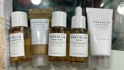 Customer photo review of Madagascar Centella Travel Kit 5items