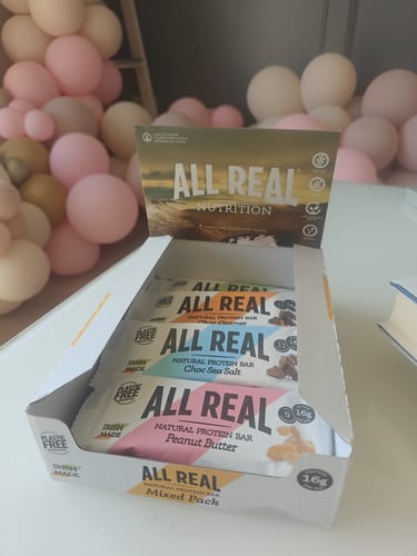 Customer photo review of Peanut Butter Protein Bar 50g x 12 bars