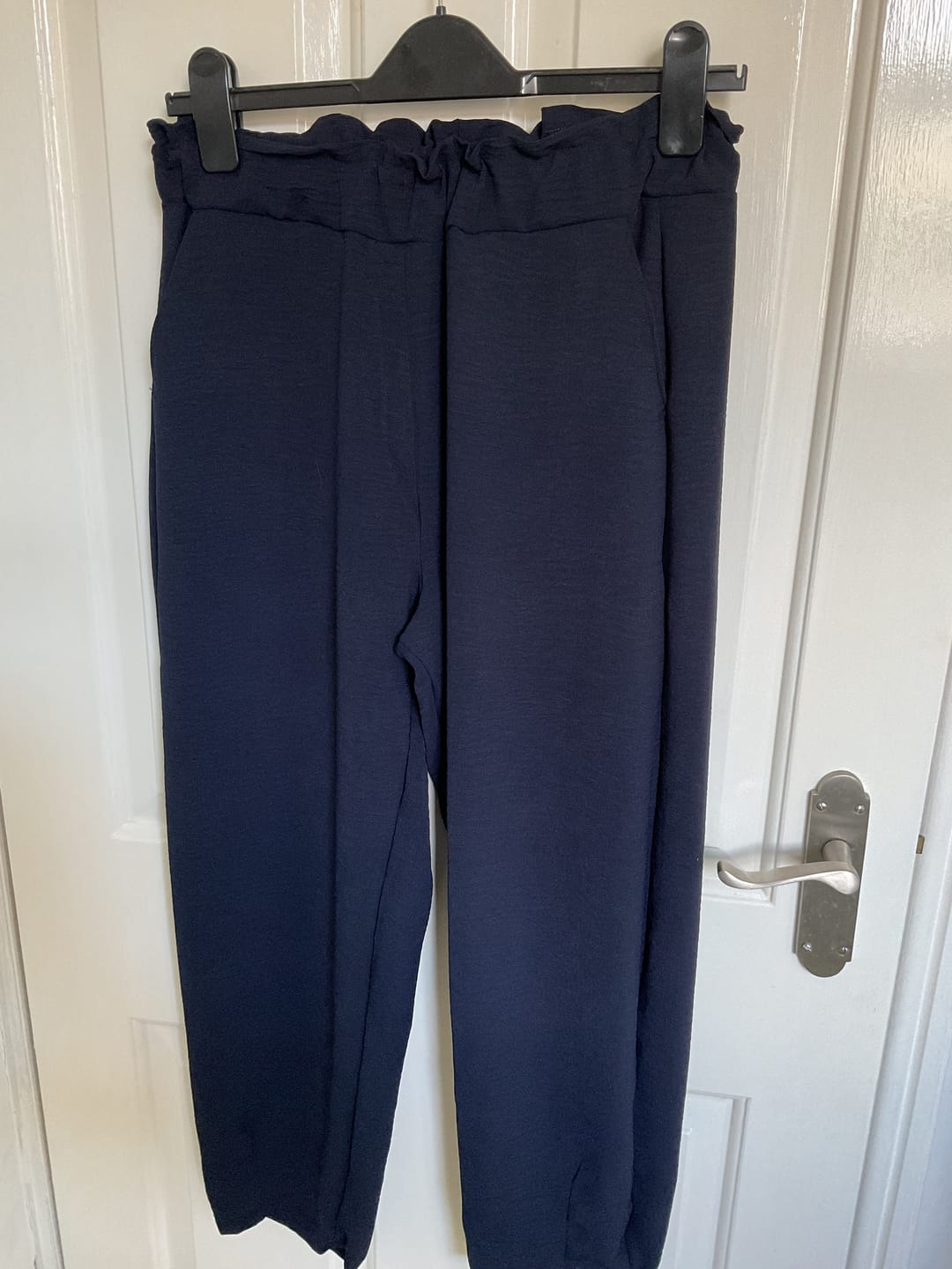 Customer photo review of Plain Italian Stretch Crepe Polyester Fabric