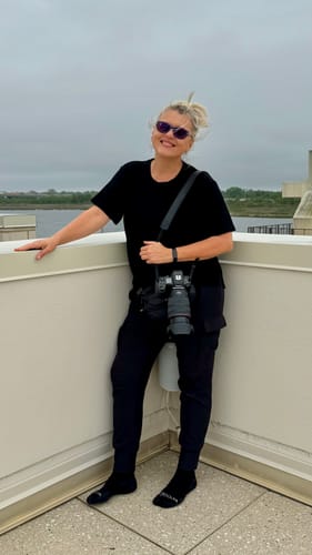 Customer photo review of Delia Ribbed Short Sleeve - Black