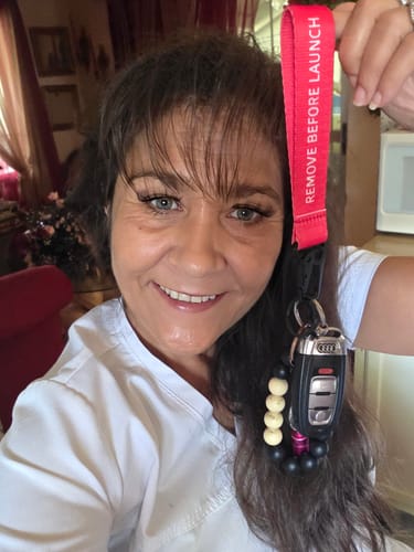 Customer photo review of 80Eighty® Remove Before Launch WristStrap
