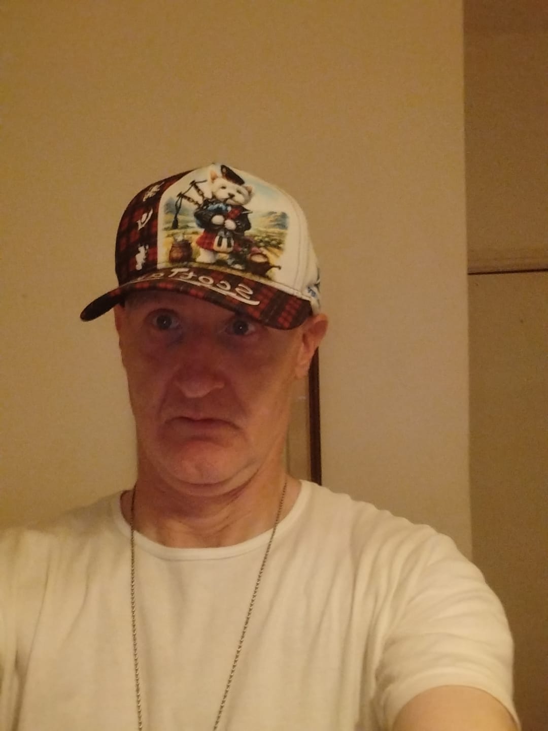 Customer photo review of Personalized Cap, Customized Scotland Cap