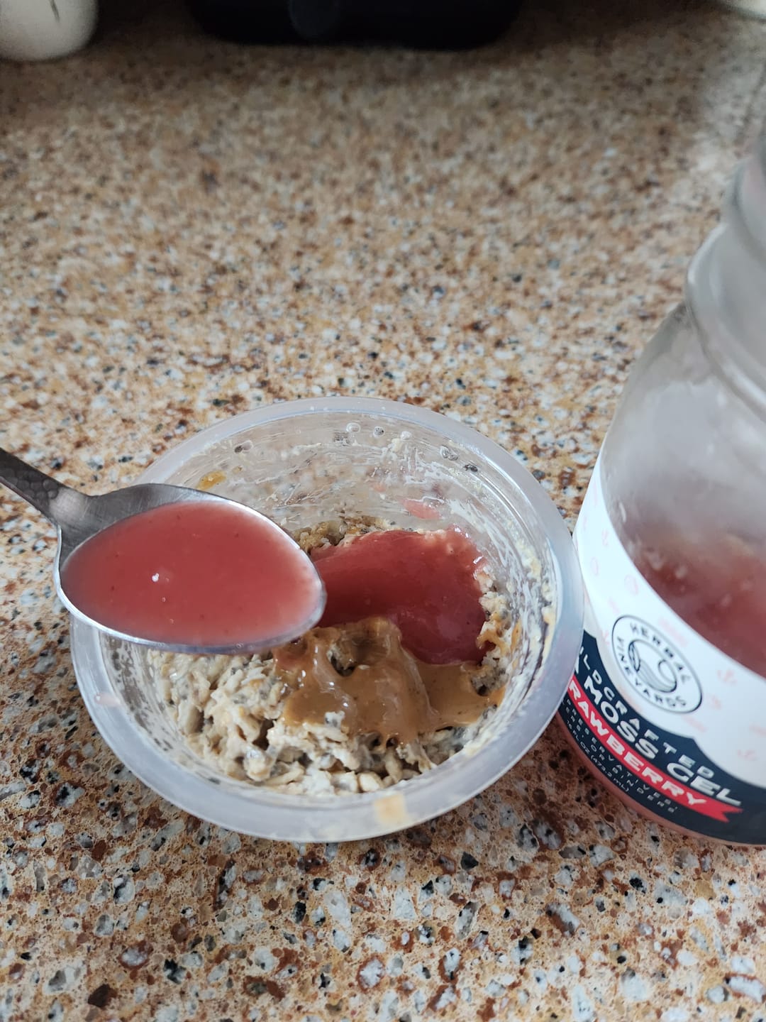 Customer photo review of EXCLUSIVE STRAWBERRY SEA MOSS GEL