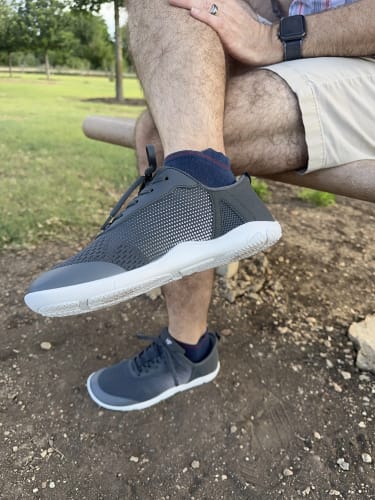 Customer photo review of HF Stride – Hands-Off & Ergonomic Barefoot Shoes