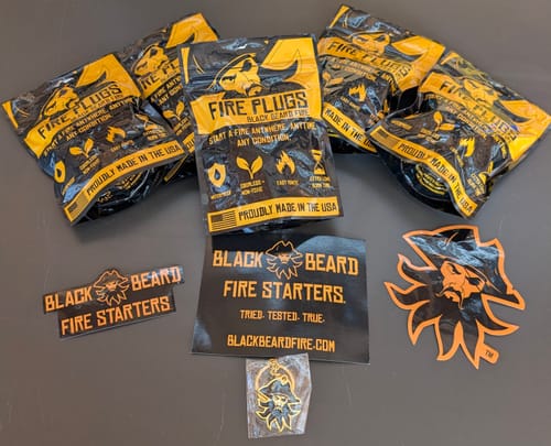 Customer photo review of Fire Plugs - Fire Starter Tinder