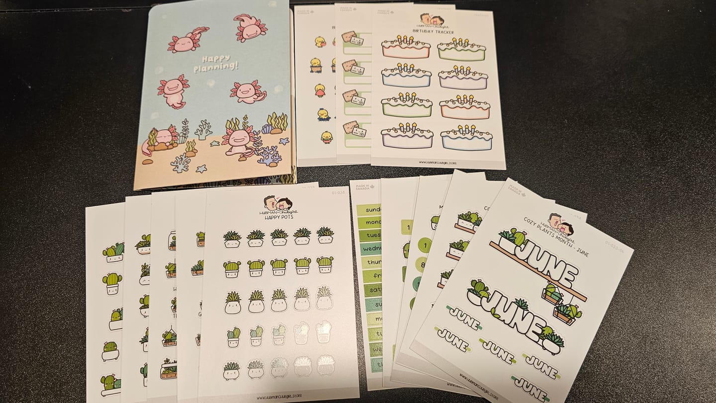 Customer photo review of Cozy Plants Journal Pack