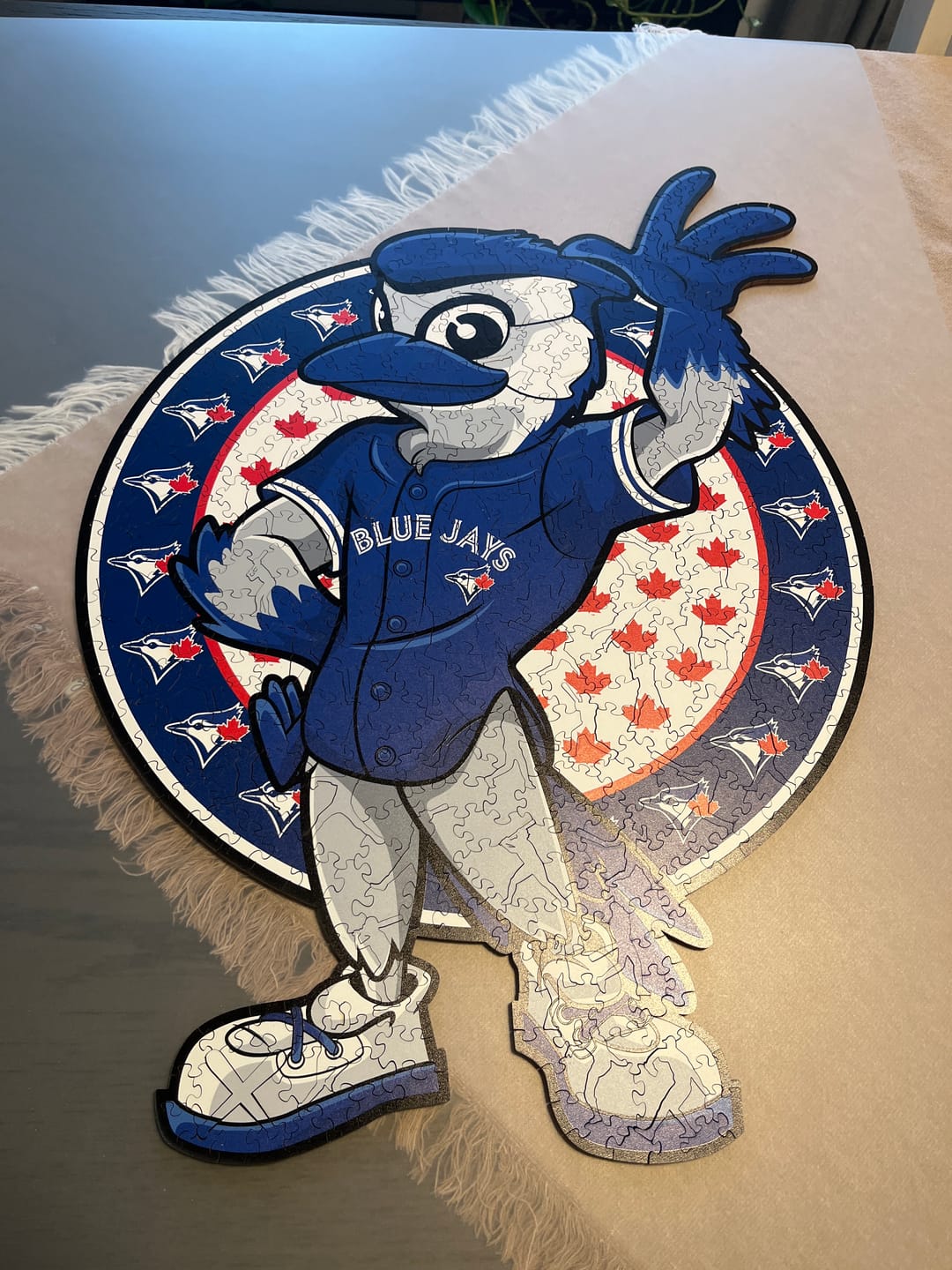 Customer photo review of Toronto Blue Jays™ Mascot - Wooden Puzzle