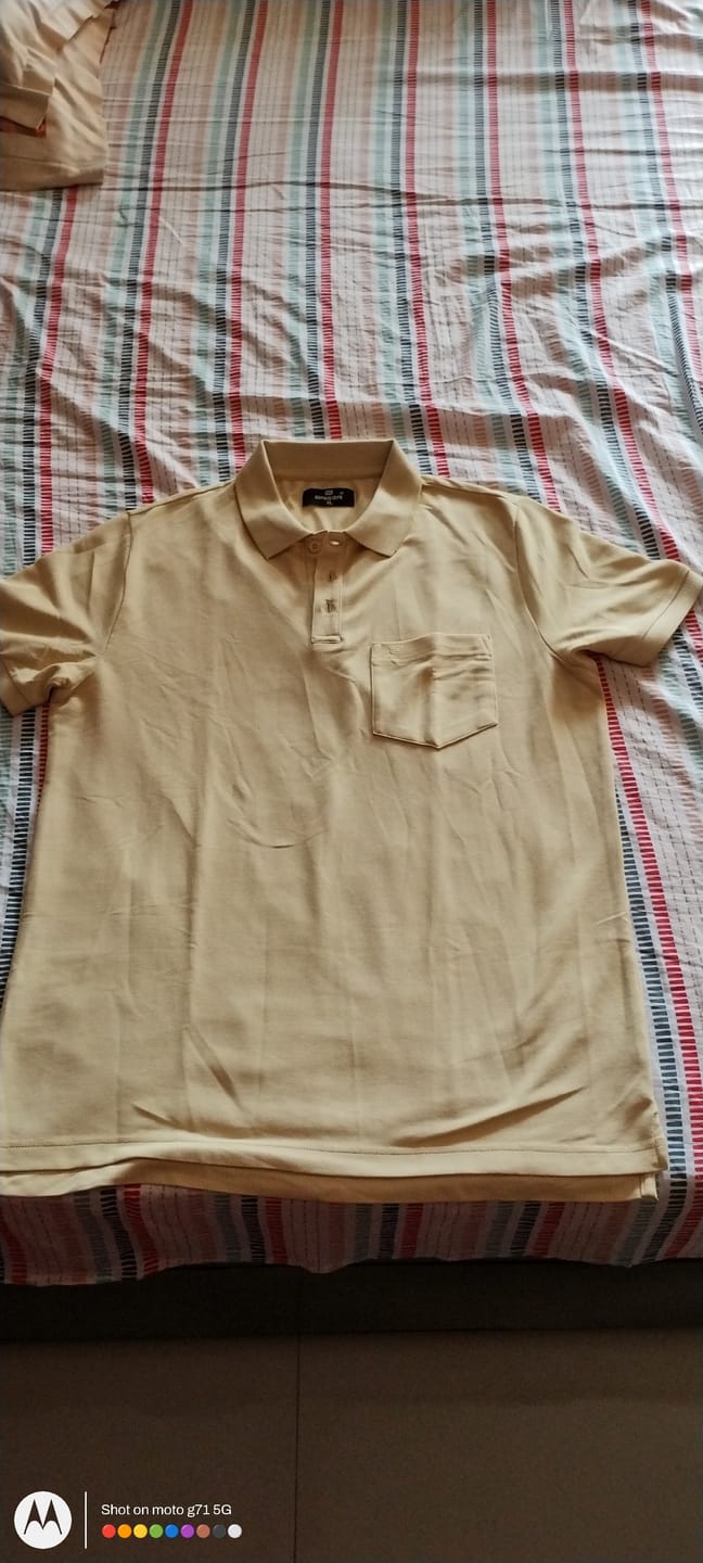 Customer photo review of Golf Polo  -  Coral Peach T-Shirts For Men | Ariser