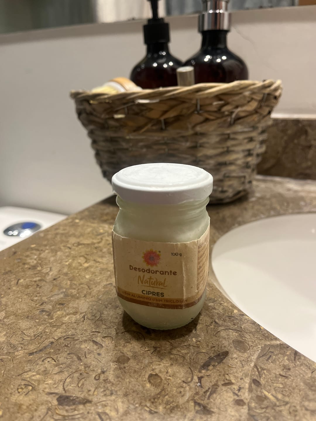 Customer photo review of Desodorante natural sin aluminio
