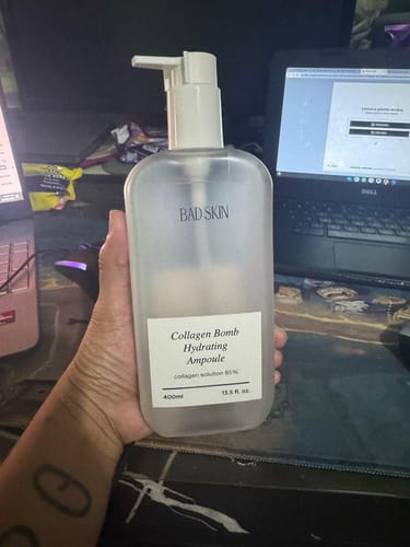 Customer photo review of Bad Skin™ Korean Collagen Bomb Hydrating Ampoule