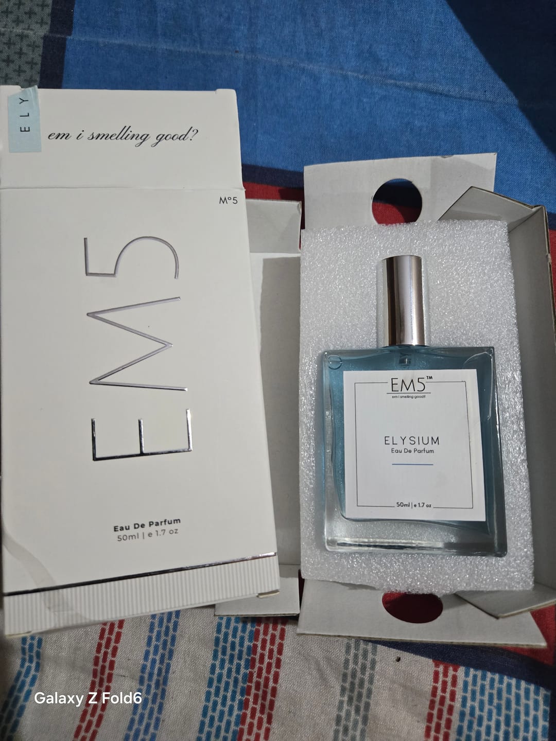 Customer photo review of EM5™ Elysium Perfume EDP Spray for Men | Aromatic Citrus Amber Fresh Spricy Fragrance | Luxury Gift for Him | Variants Available: 50 ml Spray / 15 ml Spray