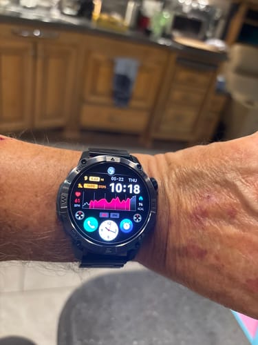 Customer photo review of ZE™ Force Smartwatch – Power Your Day, Track Your Way