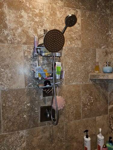 Customer photo review of 1-Spray Dual Shower Head Set