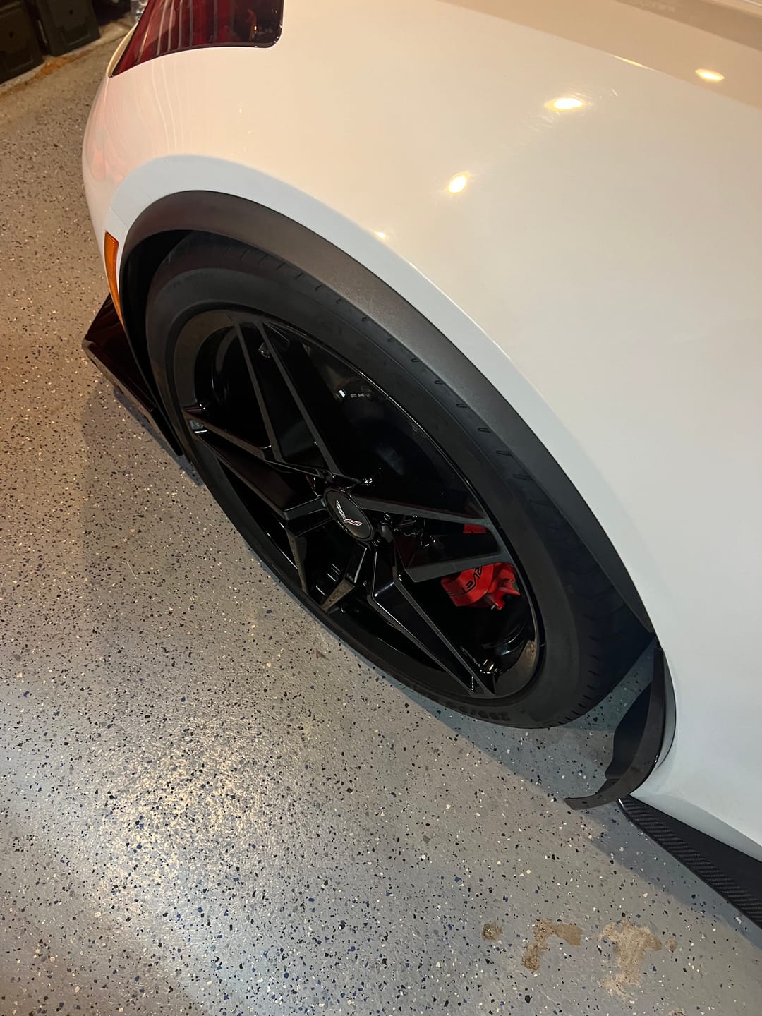 Customer photo review of Corvette C7 Extended Front & Rear Splash Guards