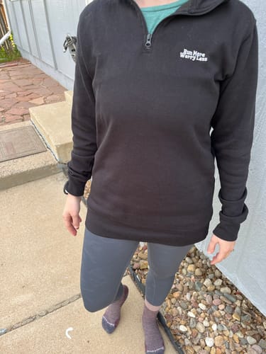 Customer photo review of Run More Worry Less Fleece