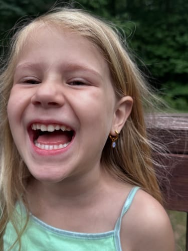 Customer photo review of Blue Flower Charms