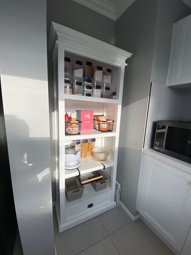 Customer photo review of Halifax Medium Bookcase - White