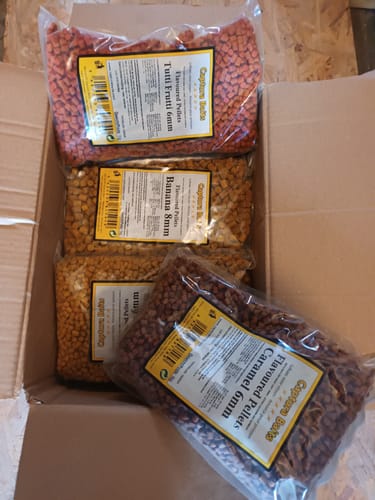 Customer photo review of FLAVOURED PELLETS 1kg