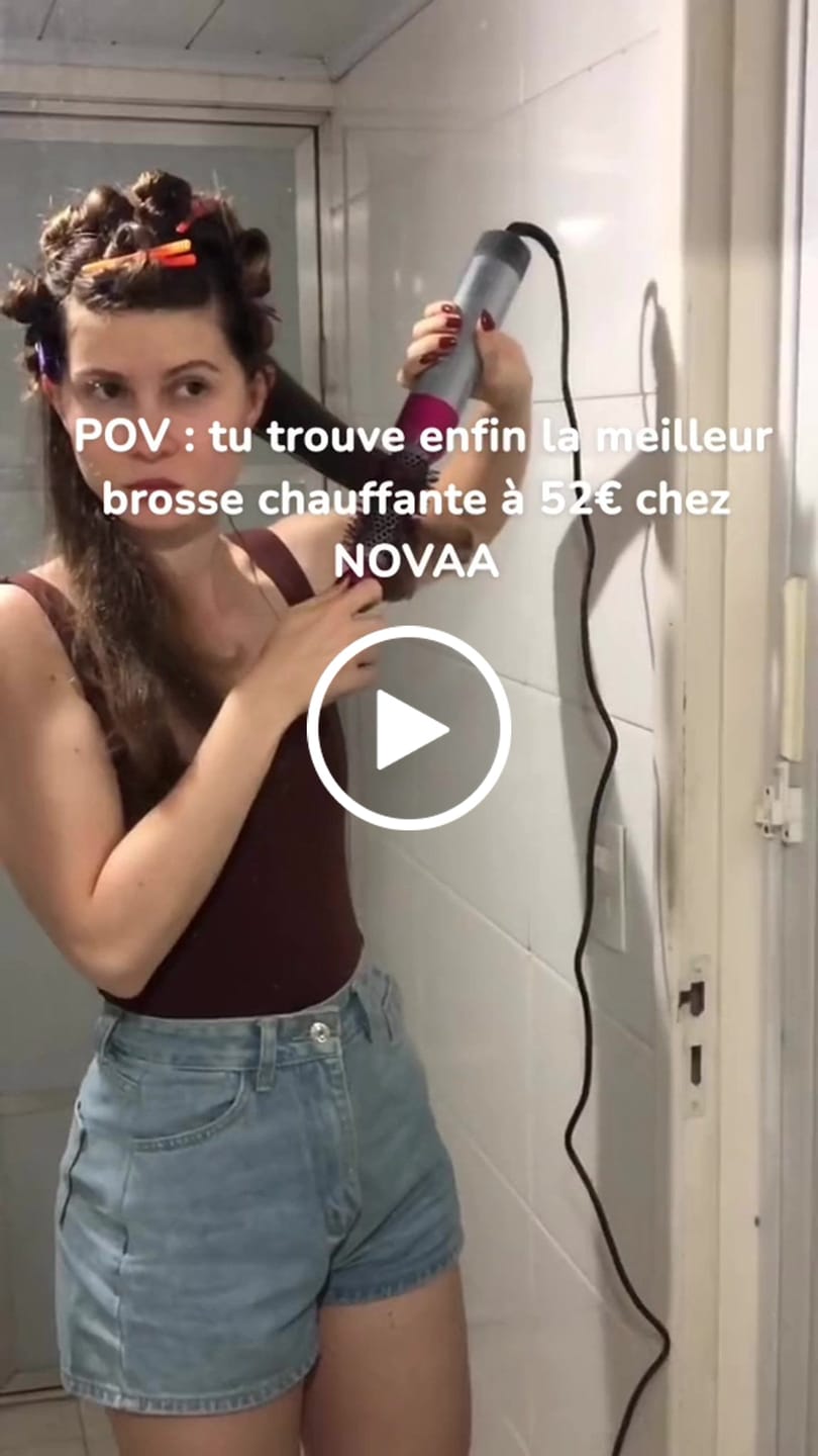 Customer video review of Novaa® Airstyler 5-en-1 – Sèche-Cheveux Ionique