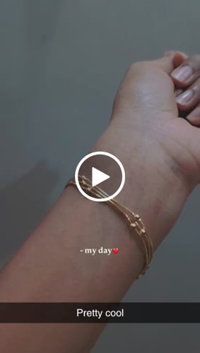 Customer video review of Beaded Beauty Layered Chain Bracelet