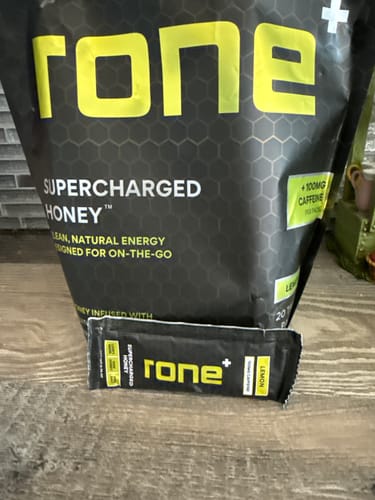 Customer photo review of 100mg Caffeine - Lemon - SuperCharged Honey (20-Pack)