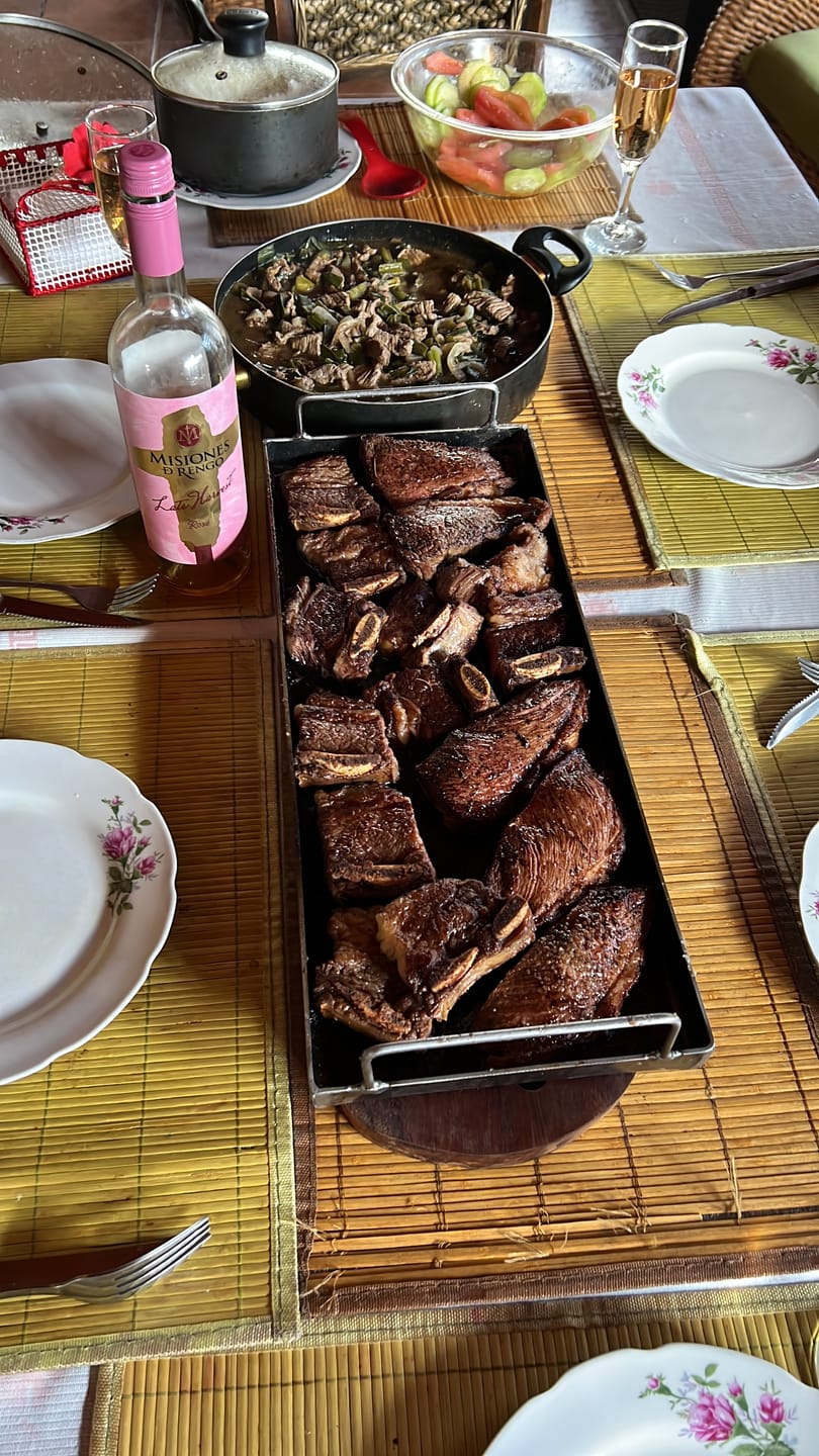 Customer photo review of Asado de Tira Trozado Premium | Paquete 1.1 kg | Corte Criollo