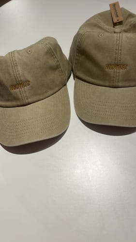 Customer photo review of Customize Your own Vintage Hat - Banger Font