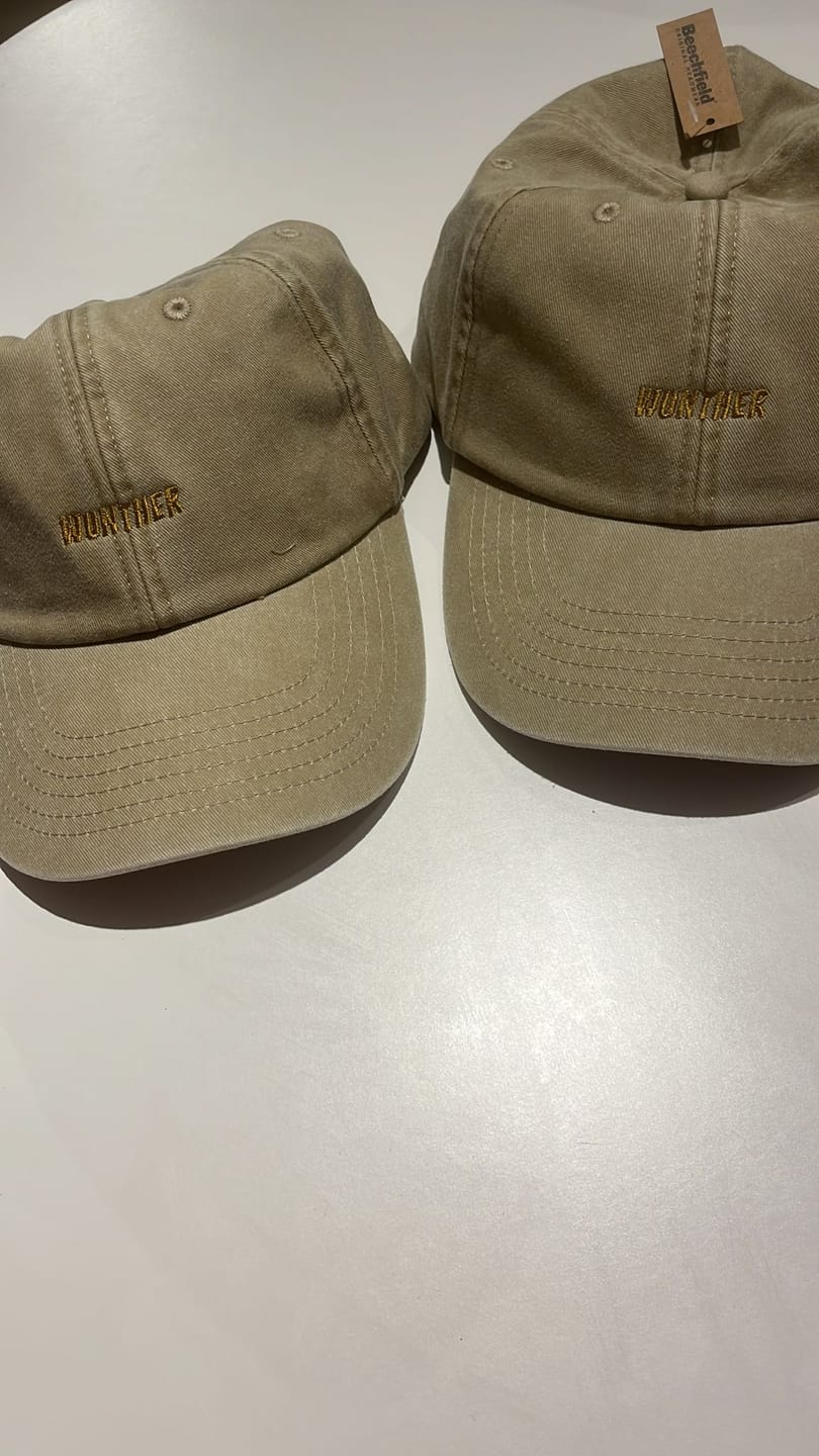 Customer photo review of Customize Your own Vintage Hat - Banger Font